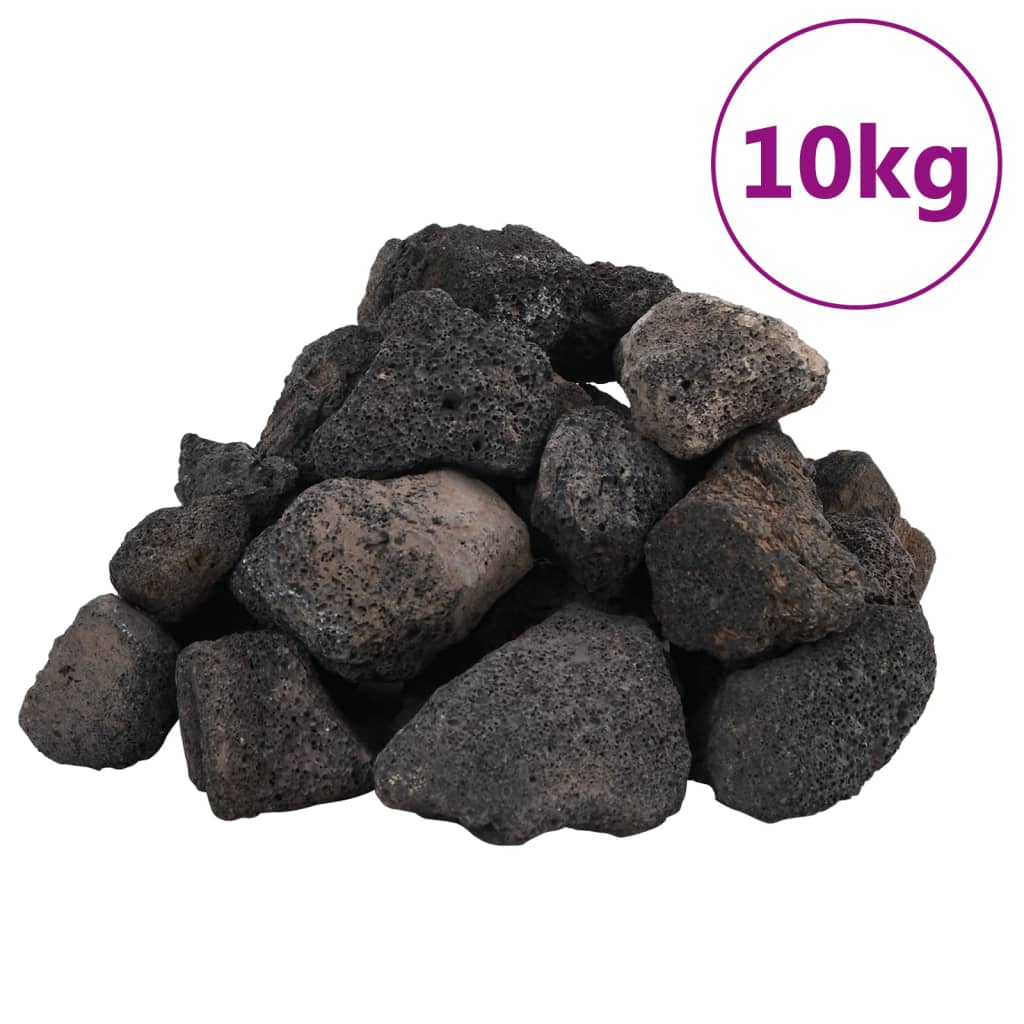 Fekete vulkanikus kőzetek 5-8 cm 10 kg - Image 2