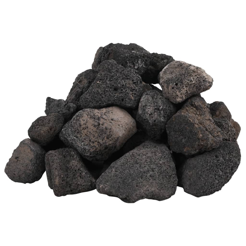 Fekete vulkanikus kőzetek 5-8 cm 25 kg - Image 3