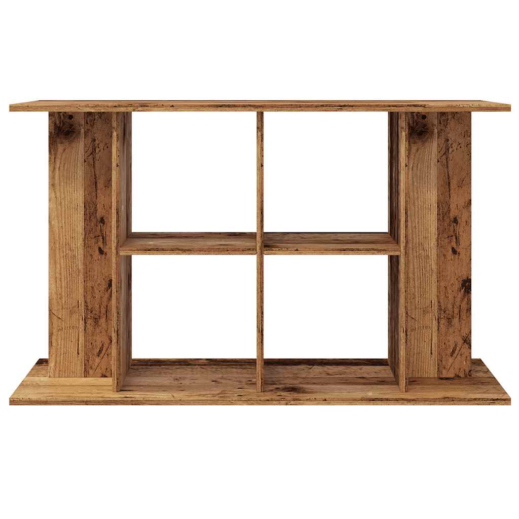 Antik fa színű szerelt fa akváriumállvány 100 x 40 x 60 cm - Image 3