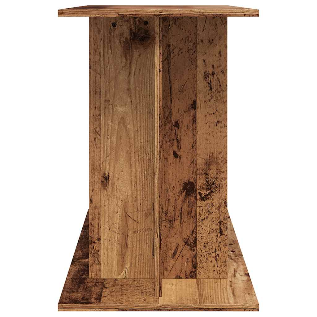 Antik fa színű szerelt fa akváriumállvány 100 x 40 x 60 cm - Image 5