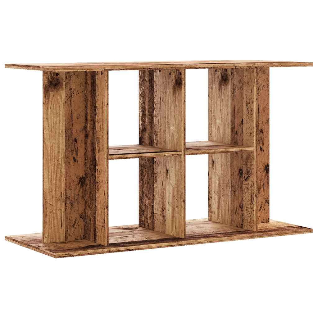 Antik fa színű szerelt fa akváriumállvány 100 x 40 x 60 cm - Image 4