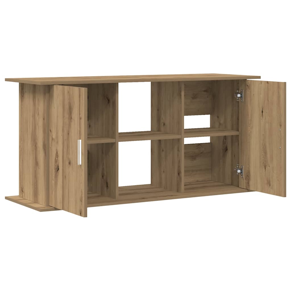 Kézműves tölgyfa akváriumállvány 121 x 41 x 58 cm rétegelt fából - Image 2