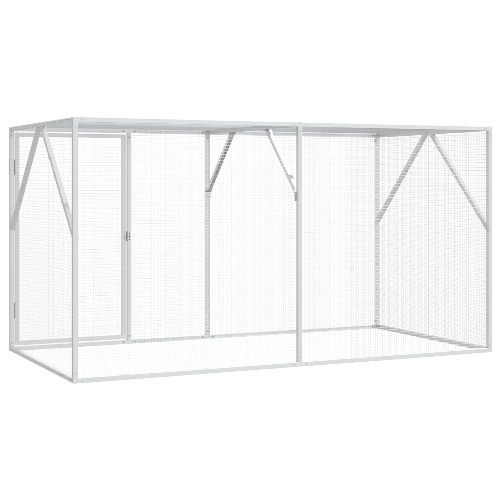 Madár kalitka Ezüst 208 x 102 x 108 cm - Image 5