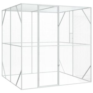 Madár kalitka Ezüst 209 x 202 x 214 cm