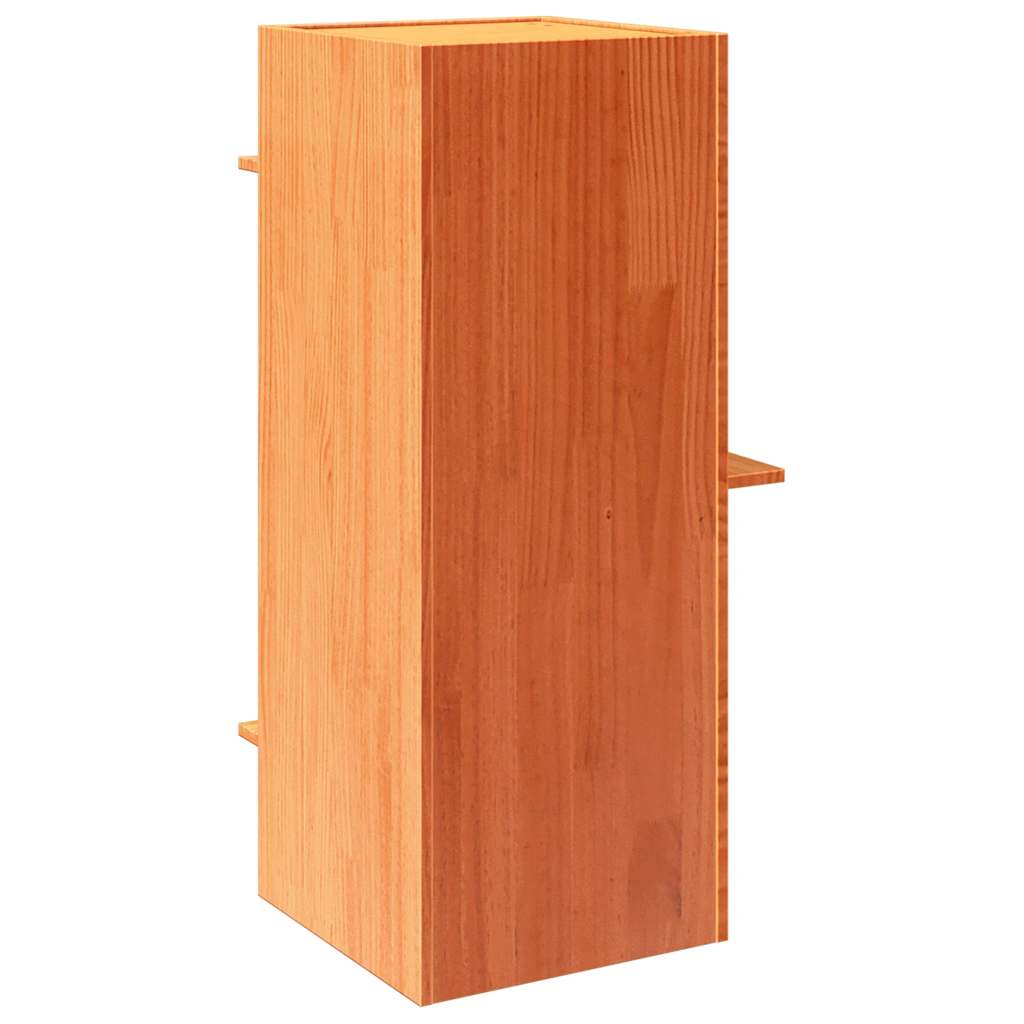 Macskaház viaszbarna 43x43x90 cm tömör fa fenyőfa - Image 4
