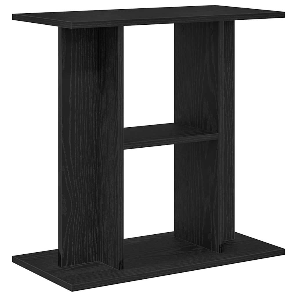 Fekete tölgyfa akváriumállvány 60 x 30 x 60 cm - Image 2