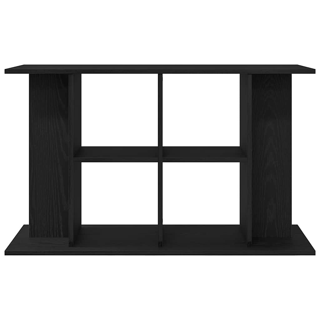 Fekete tölgyfa akváriumállvány 100 x 40 x 60 cm rétegelt fából - Image 4