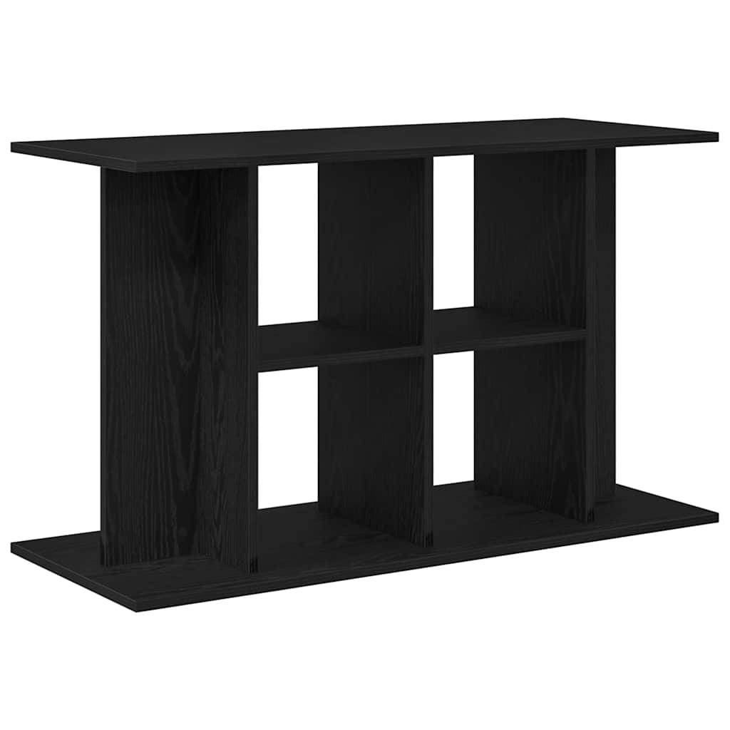 Fekete tölgyfa akváriumállvány 100 x 40 x 60 cm rétegelt fából - Image 5
