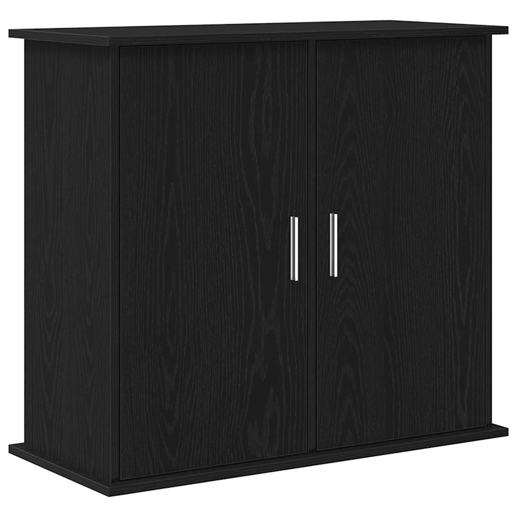 Fekete tölgyfa akváriumállvány 81 x 36 x 73 cm - Image 2