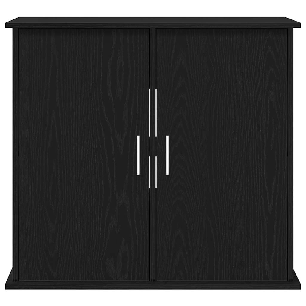 Fekete tölgyfa akváriumállvány 81 x 36 x 73 cm - Image 5