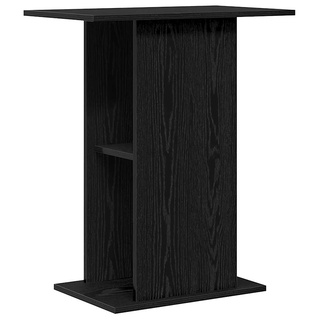 Fekete tölgy szerelt fa akváriumi állvány 60,5x36x72,5 cm - Image 5