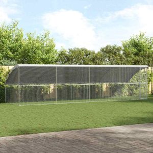 Csirkeól 1 ajtóval 4 db Ezüst 800x200x200cm Horganyzott Acél