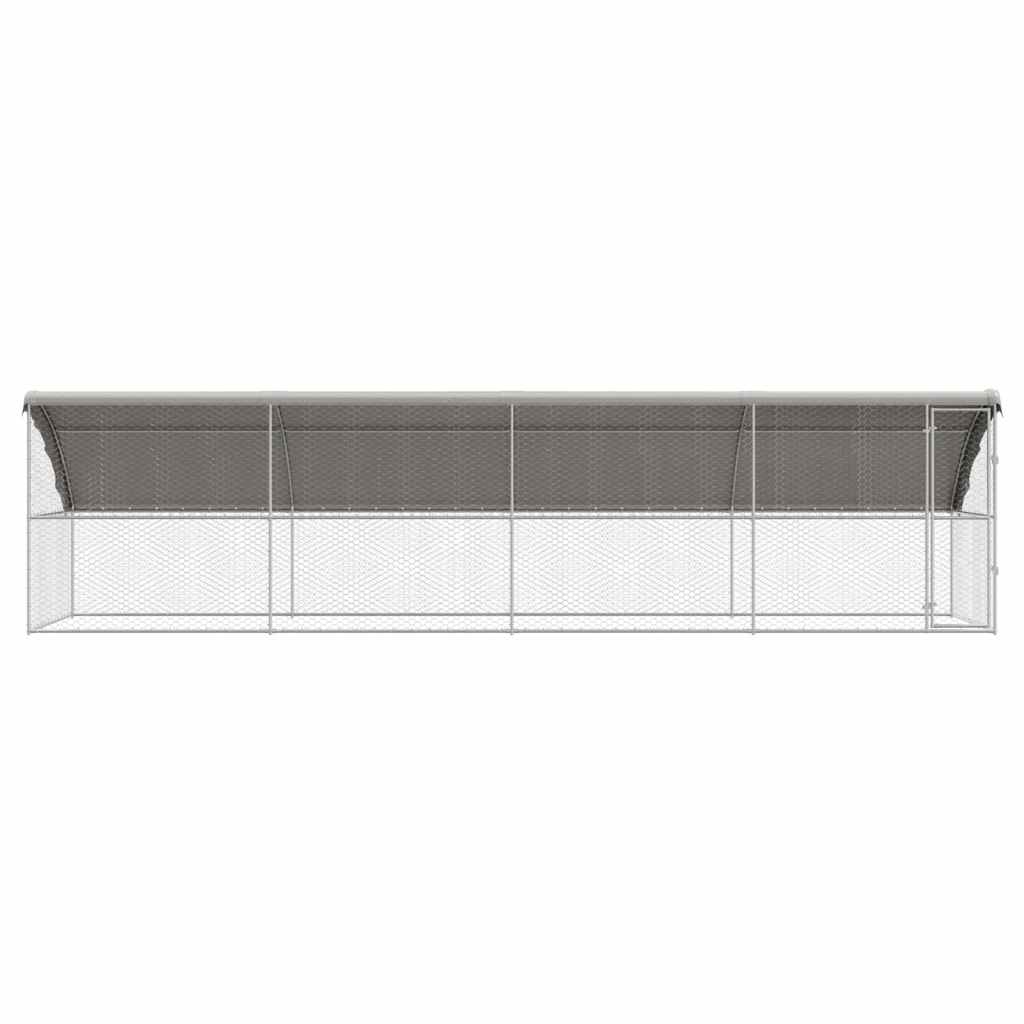 Kutyaház 4 db Ezüst 8 x 2 x 2 m Horganyzott acél - Image 4