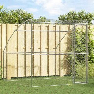 Kutyaház Ezüst 2 x 2 x 2 m Horganyzott acél