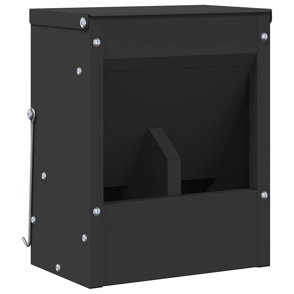 Nyúl Etető Fekete 20 x 12,5 x 25 cm 3 kg Hidegen Hengerelt Acél - Image 2