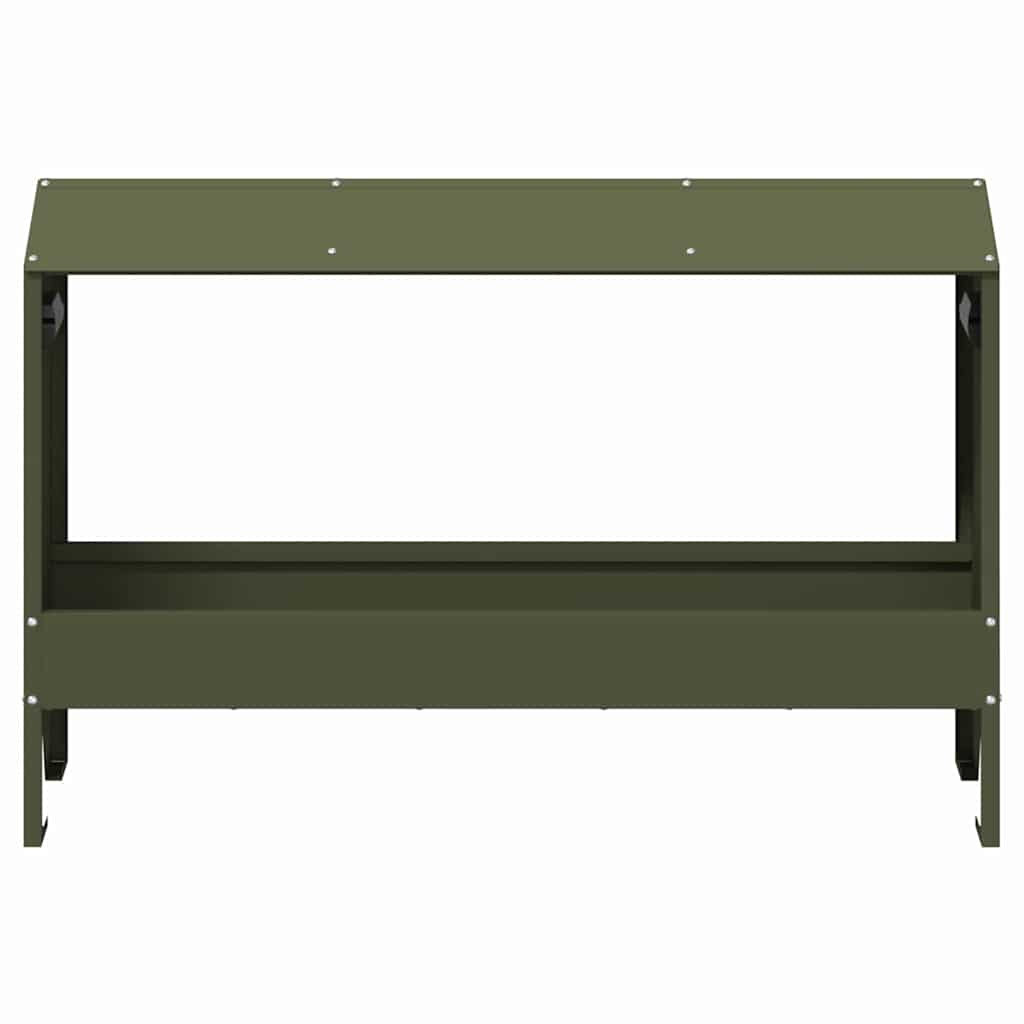Csirke Etető Tál Olajzöld 81 x 32 x 53,5 cm - Image 5