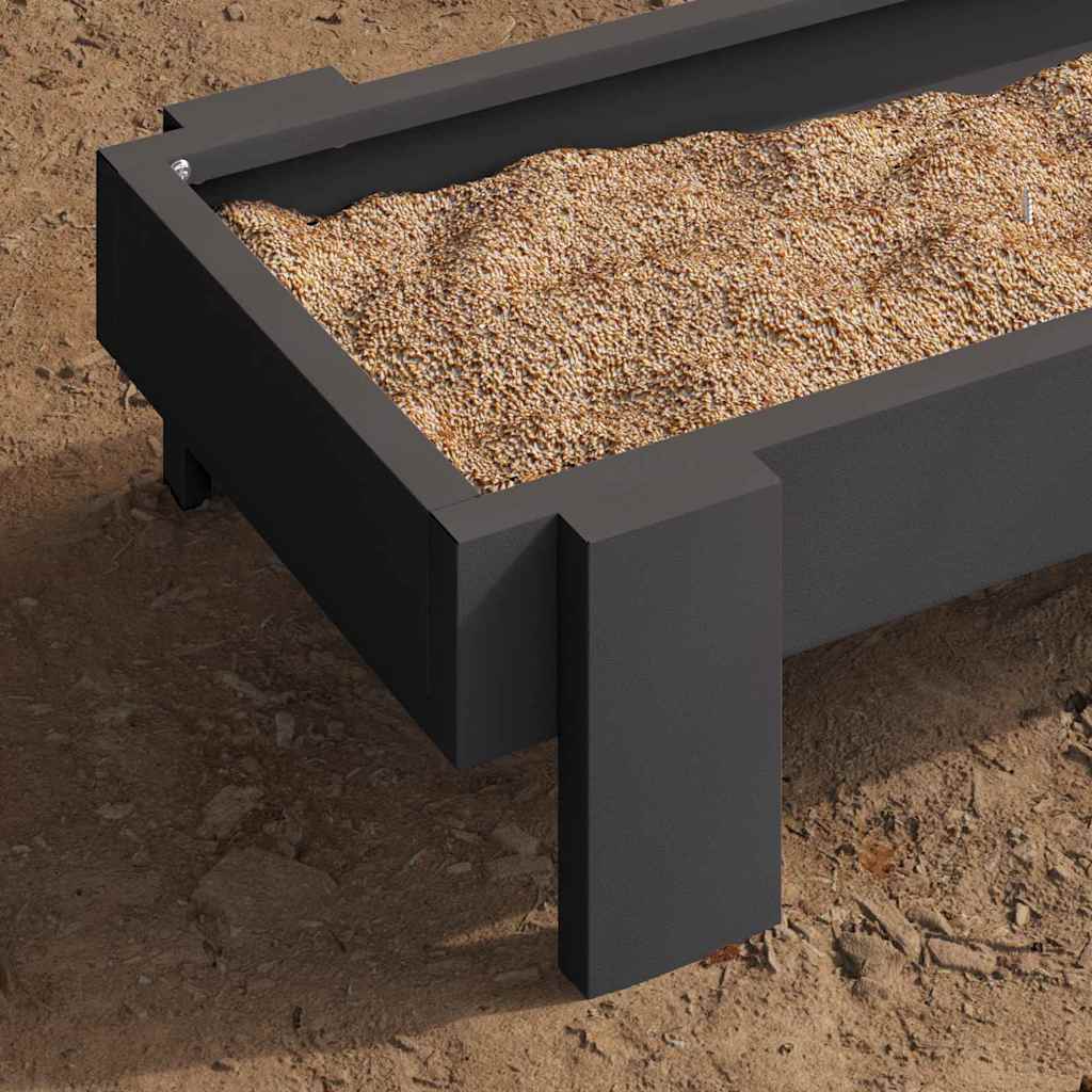 Csirke Etető Tál Fekete 80 x 28 x 13.5 cm - Image 4