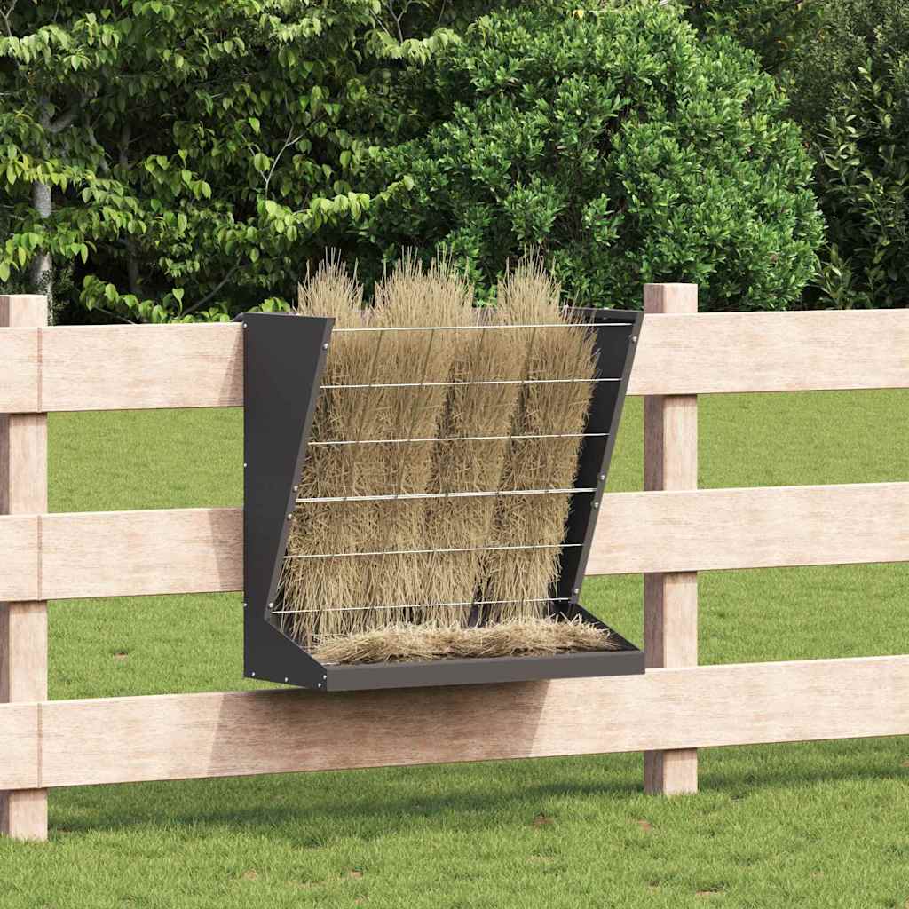 Szénazsák Fekete 71 x 33 x 70 cm 5 kg Hidegen Hengerelt Acél