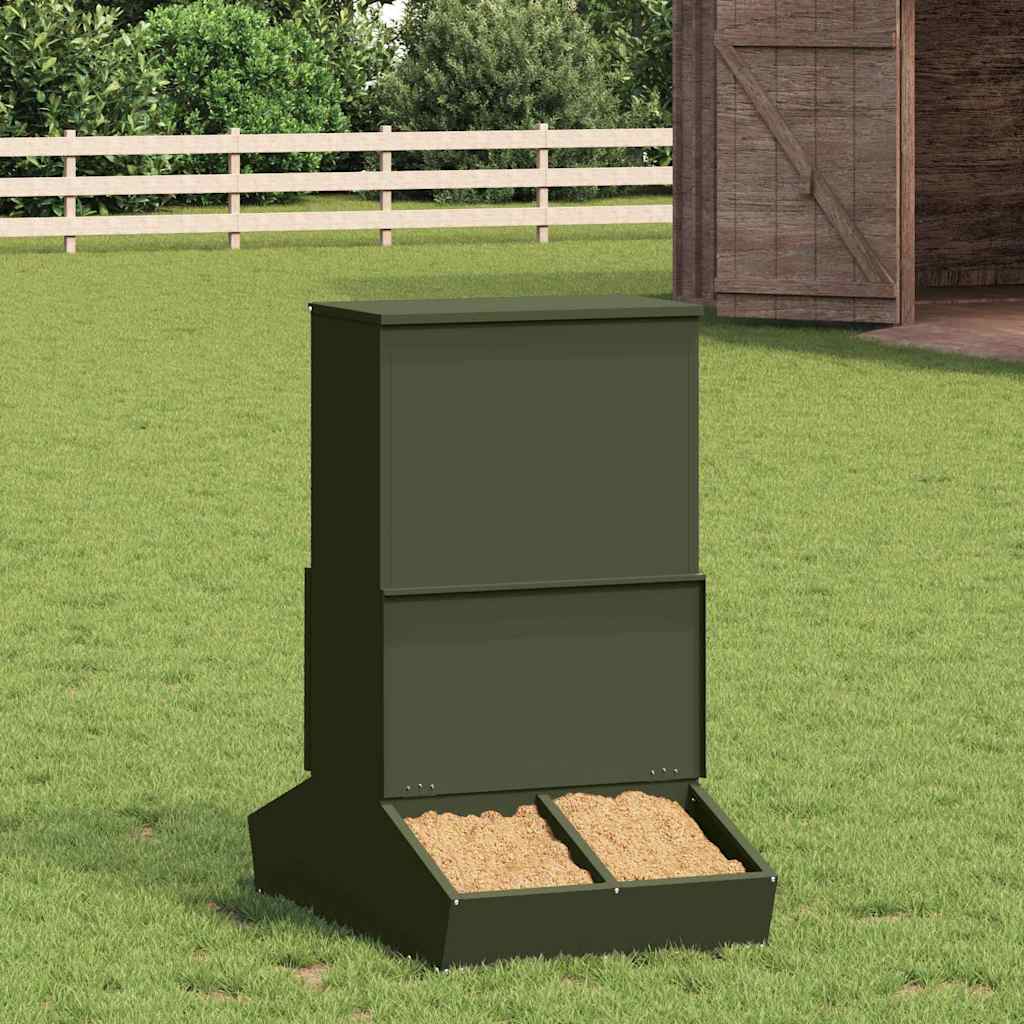 Disznó Etető Olajzöld 82 x 51 x 91,5 cm 20 kg