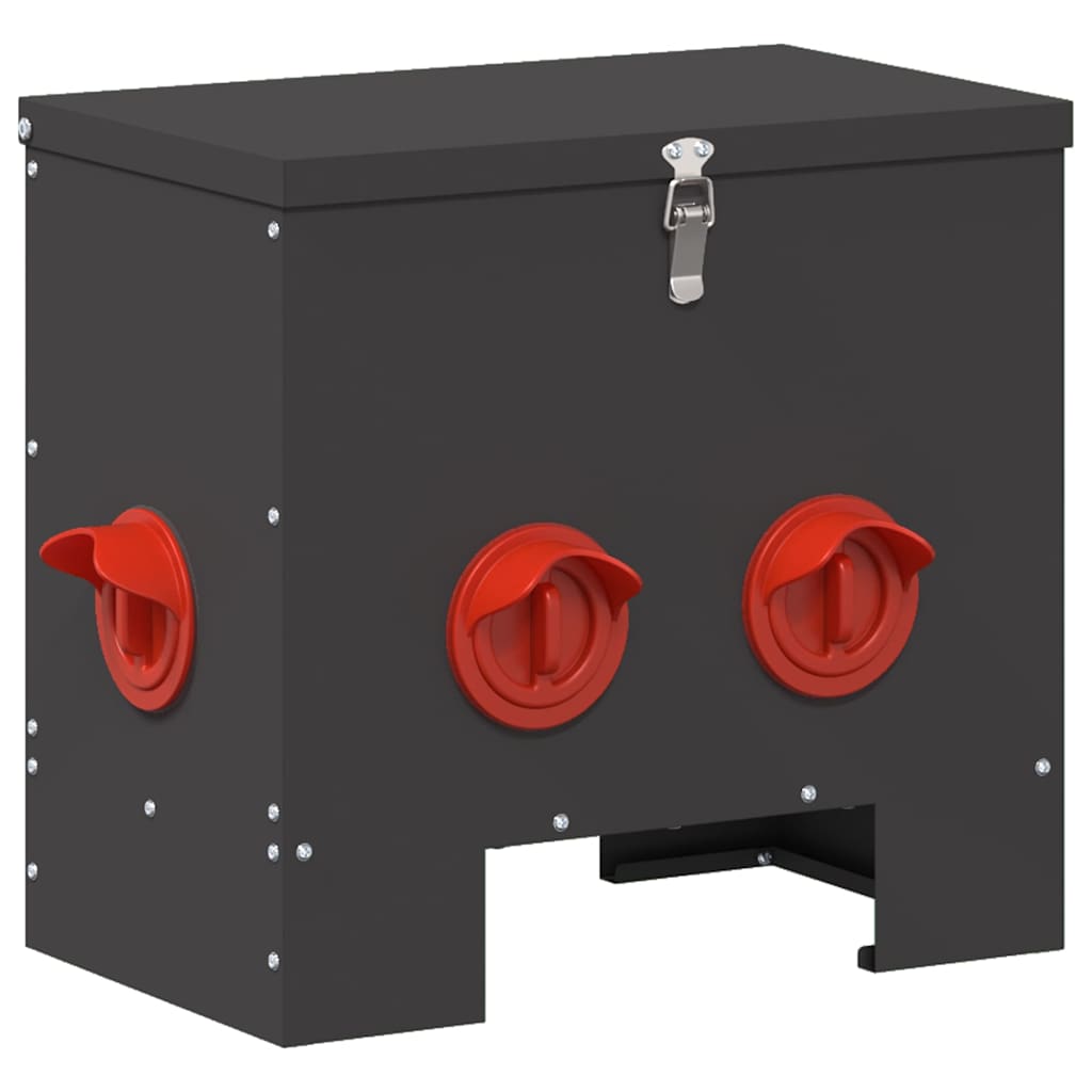 Csirke etető Fekete 40,5 x 25 x 38 cm 20 kg - Image 2