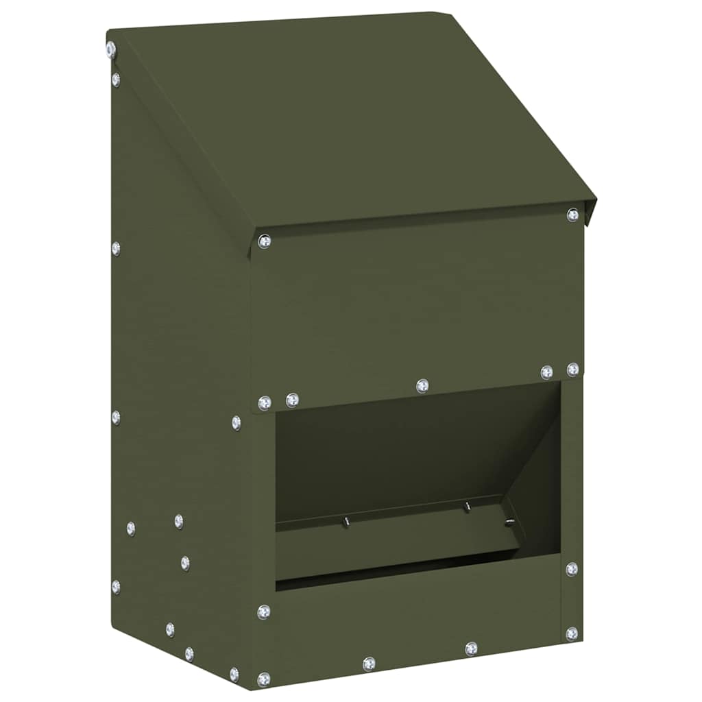 Csirke etető Olajzöld 21 x 16 x 33 cm 3 kg - Image 2
