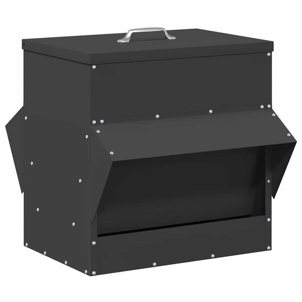 Csirke etető Fekete 40,5 x 45 x 41 cm 20 kg - Image 2