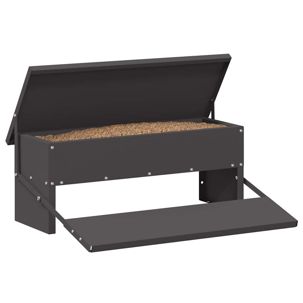 Csirke Treadle Etető Fekete 48,5 x 39,5 x 19 cm 5 kg - Image 3