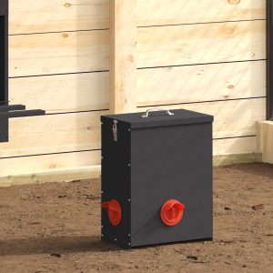 Csirke etető Fekete 32,5 x 20,5 x 43 cm 25 kg