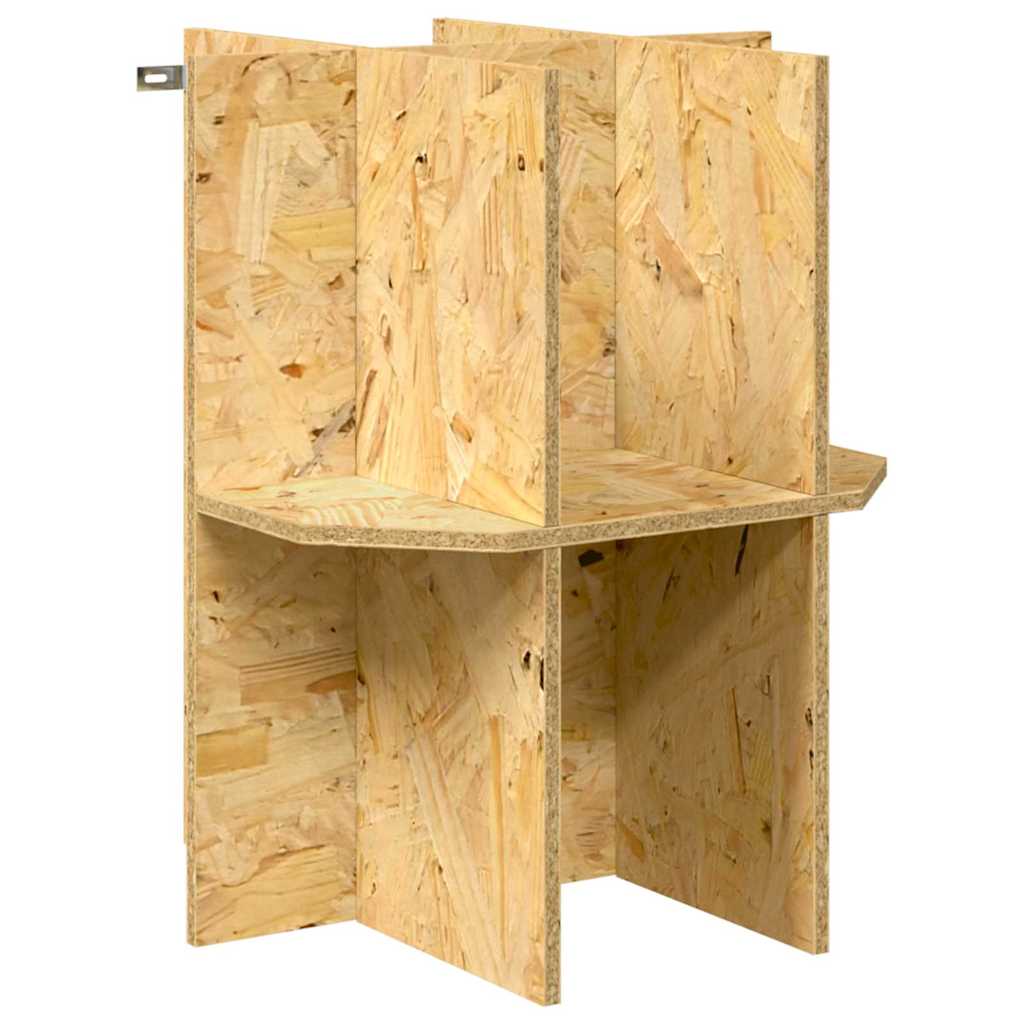 Terrárium alap polcokkal Barna 40 x 40 x 50 cm OSB - Image 2