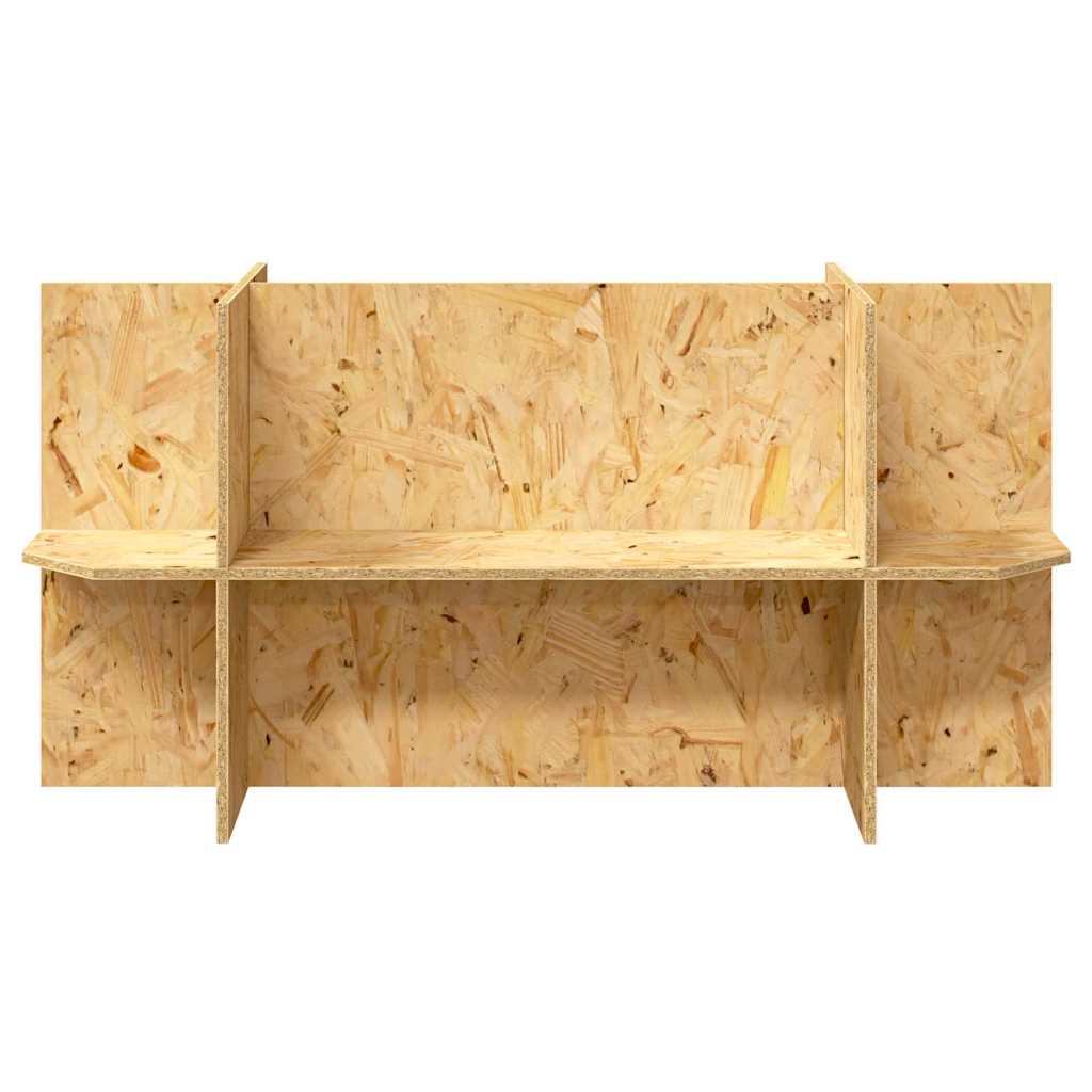 Terrárium alap polcokkal Barna 100 x 40 x 50 cm OSB - Image 5