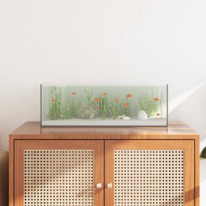 Akvárium tárolóval Átlátszó 60 x 20 x 20 cm Üveg