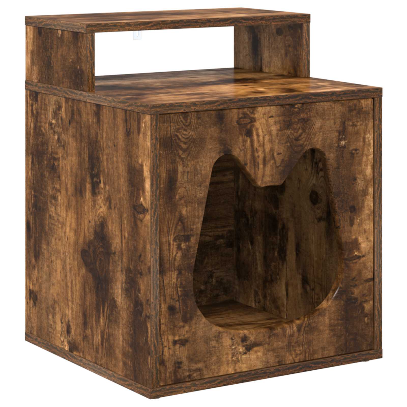 Macska Ház Füstös Tölgy 42,5 x 40 x 53,5 cm Szerelt Fa - Image 2