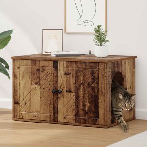 Macska Ház Antik Fa 85 x 55 x 50,5 cm Szerelt Fa