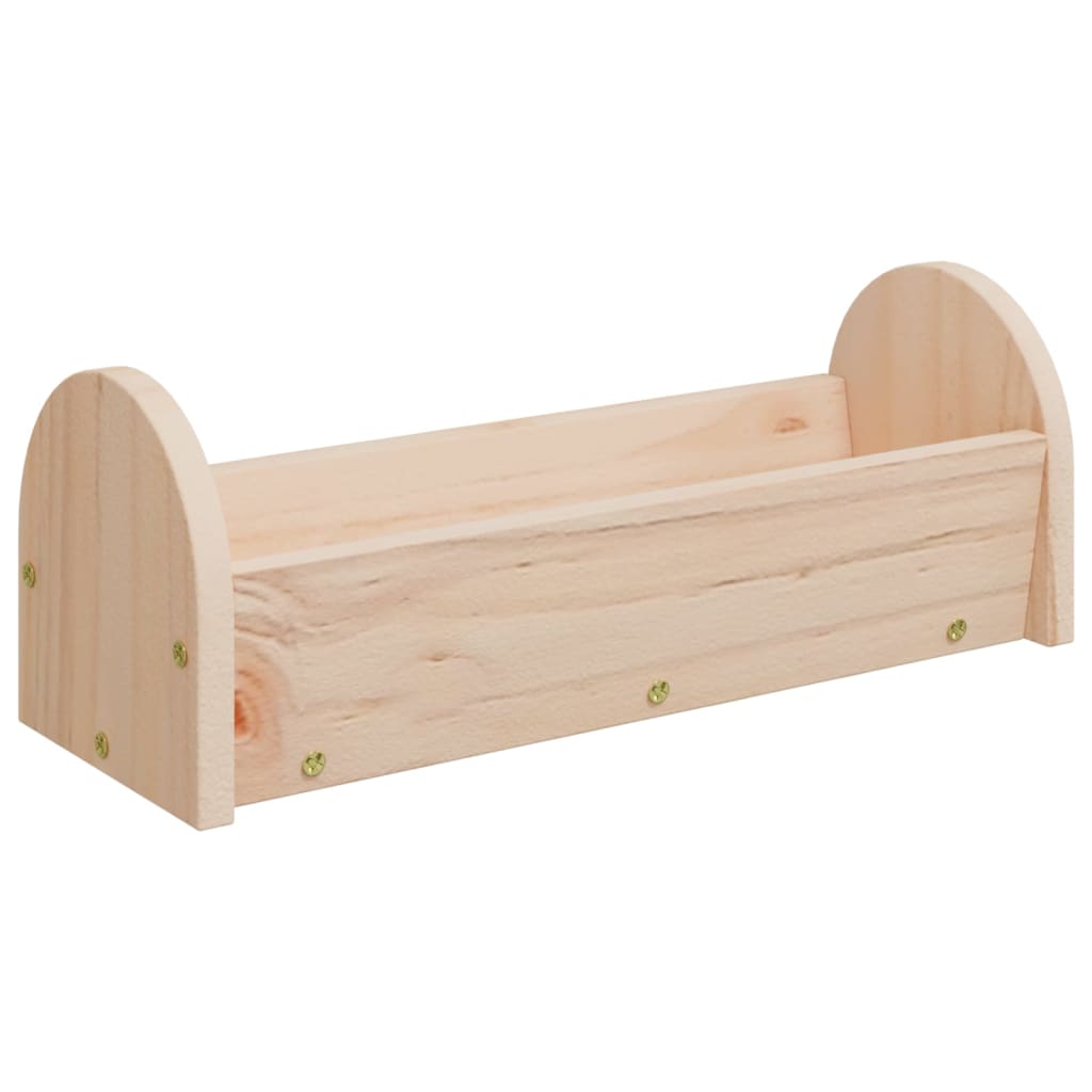 Tömör fenyőfa szénaetető nyulaknak 28 x 10 x 10 cm - Image 2