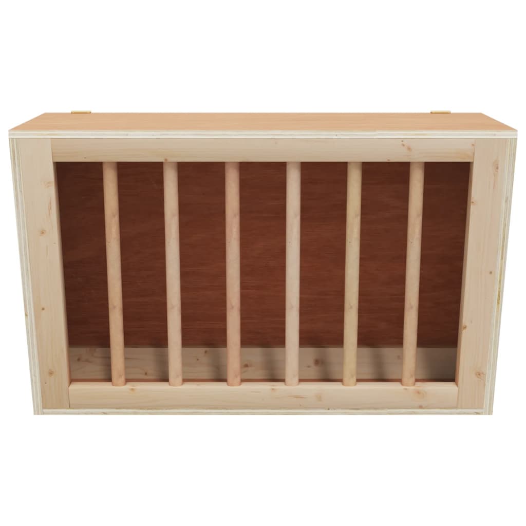 Tömör fenyőfa szénaetető nyulaknak 37 x 18,5 x 23 cm - Image 3