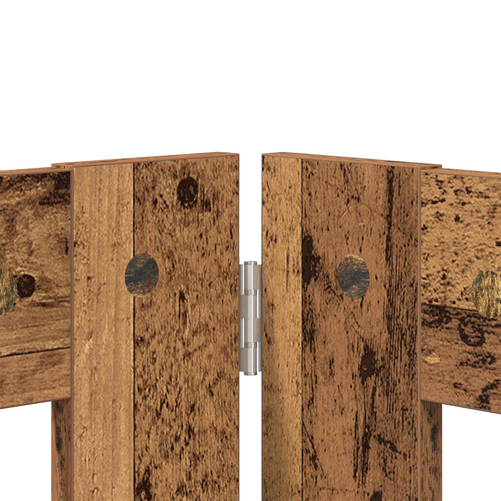 Összecsukható kutyakerítés állványokkal 4 db Antik Fa 401 cm - Image 4
