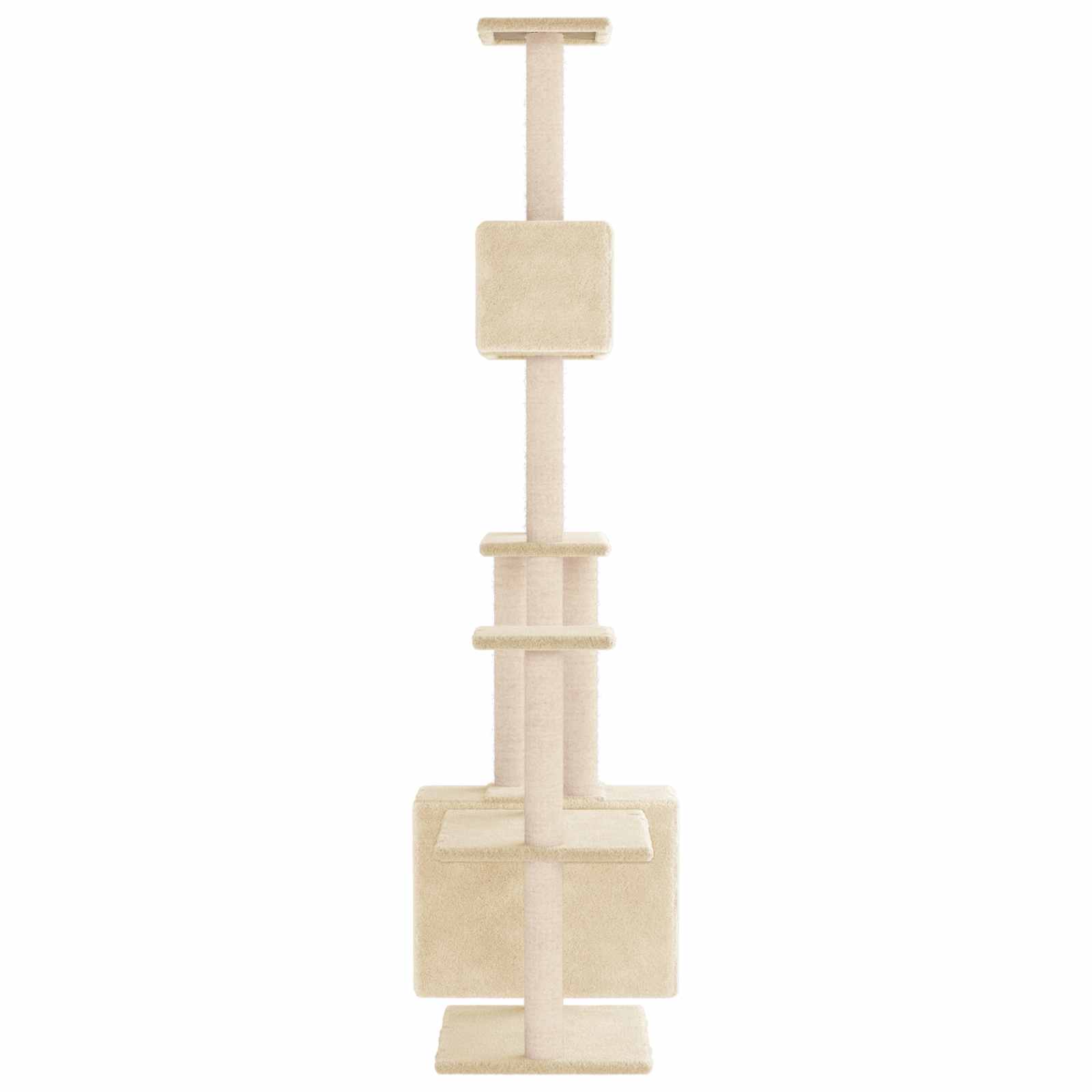 Macskafa kapálózó rudakkal Krémszínű 177,5 cm - Image 4