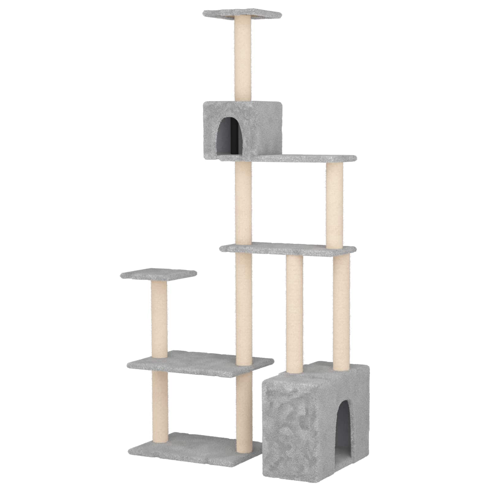 Macskafa kapálózó rudakkal Világosszürke 177,5 cm - Image 2
