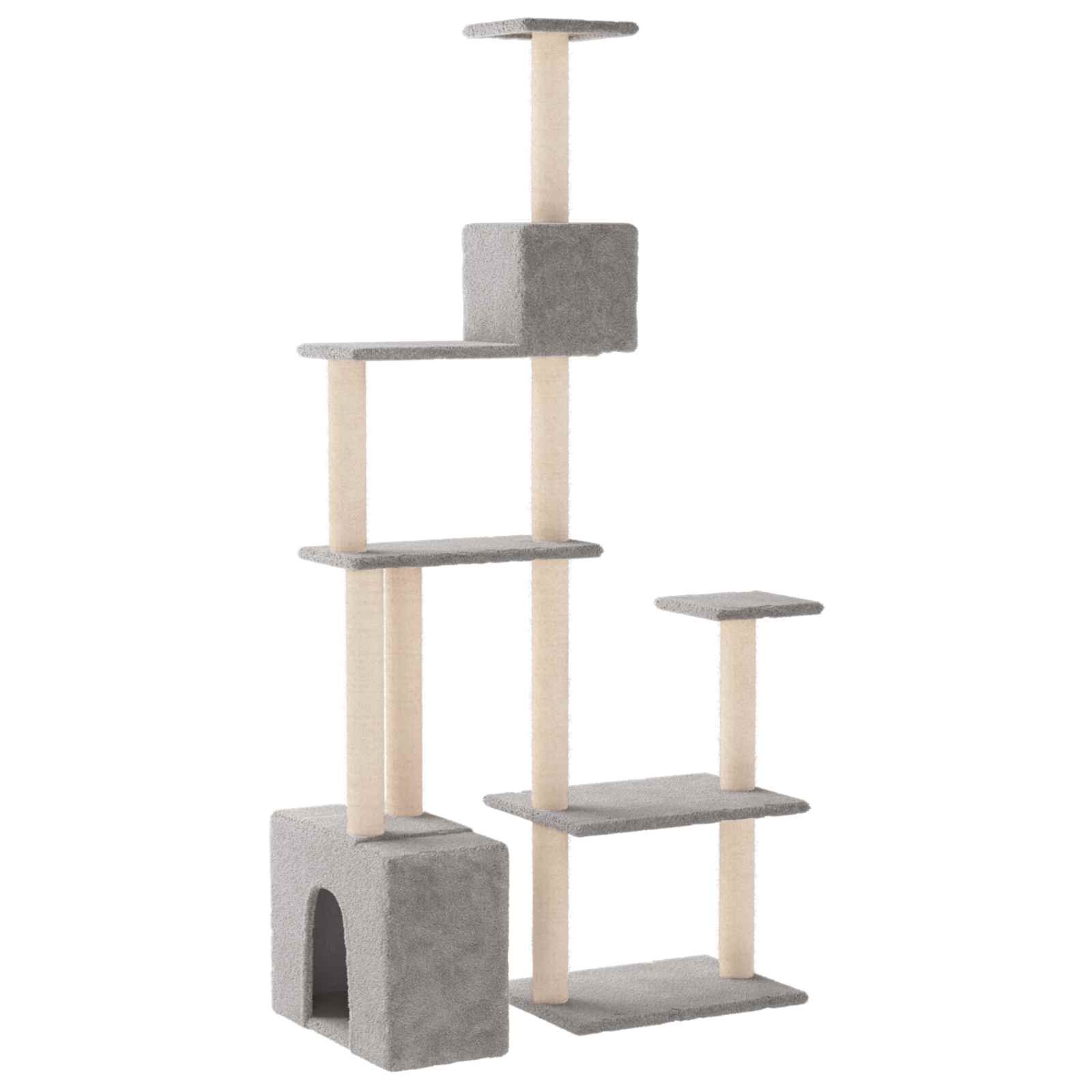 Macskafa kapálózó rudakkal Világosszürke 177,5 cm - Image 5