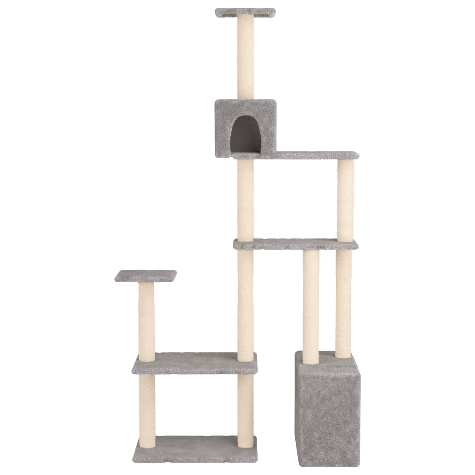 Macskafa kapálózó rudakkal Világosszürke 177,5 cm - Image 3