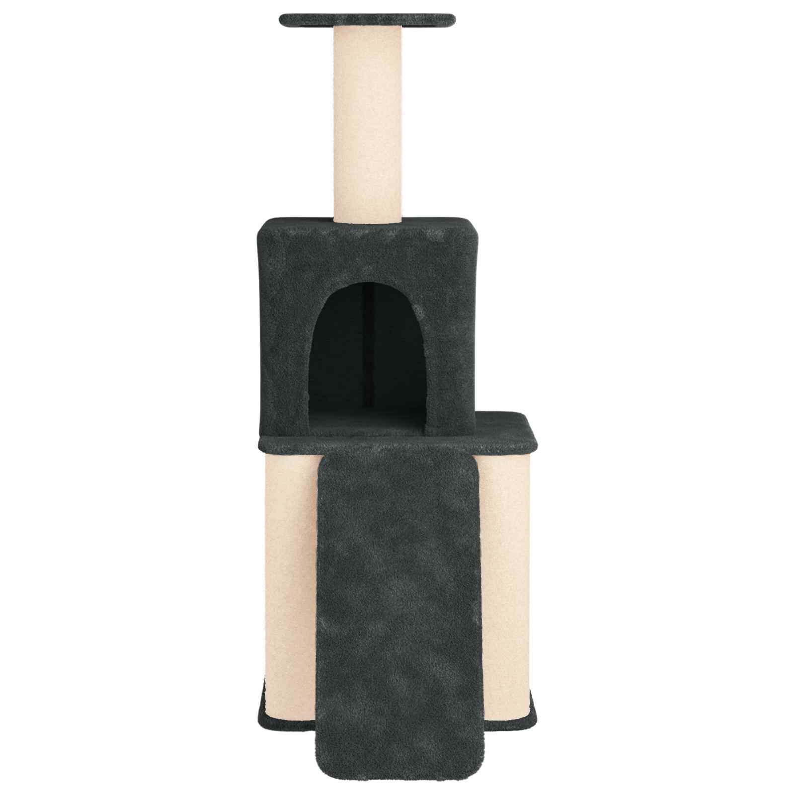 Macskafa kapálózó rudakkal Sötétszürke 146 cm - Image 4