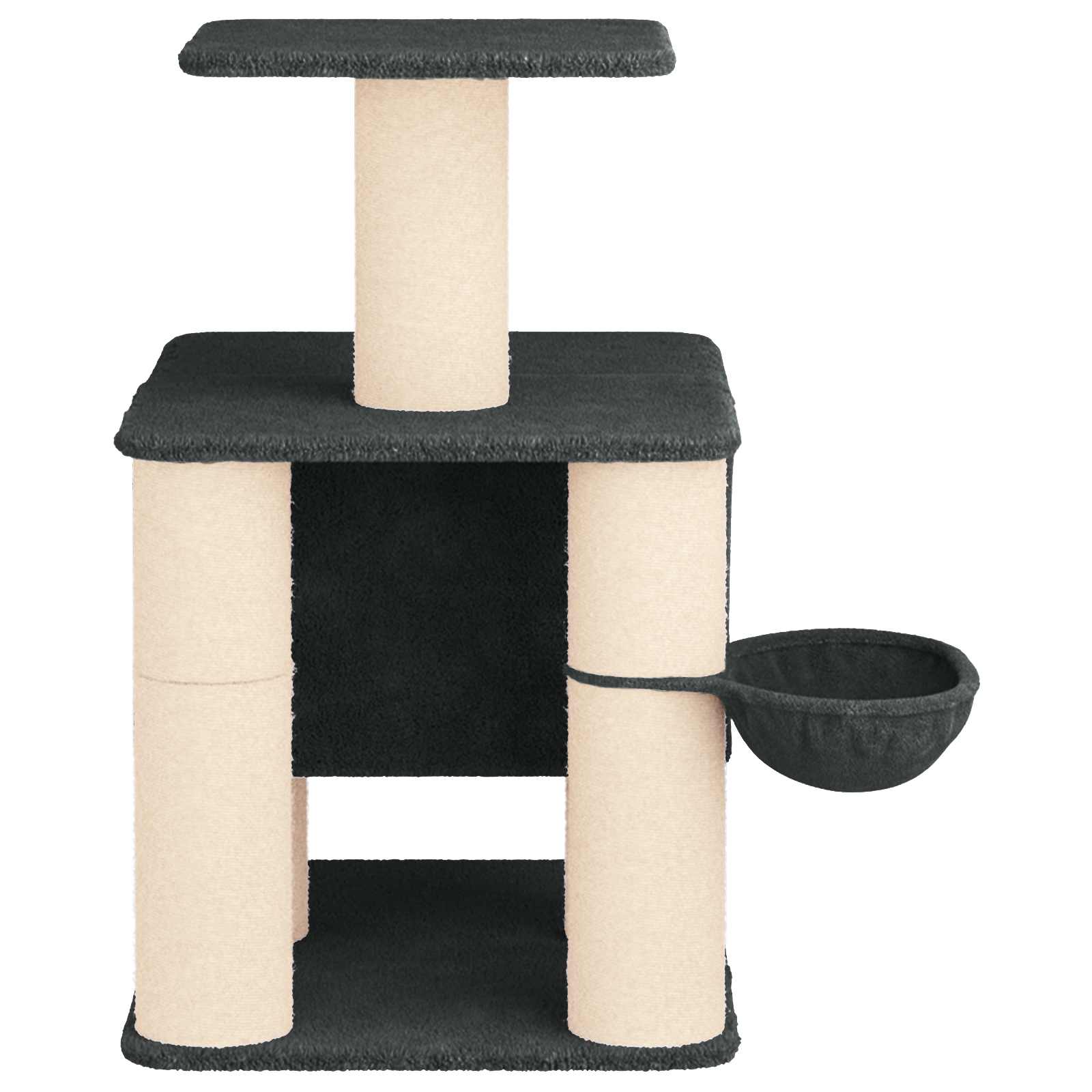 Macskafa kapálózó rudakkal Sötétszürke 96 cm - Image 5