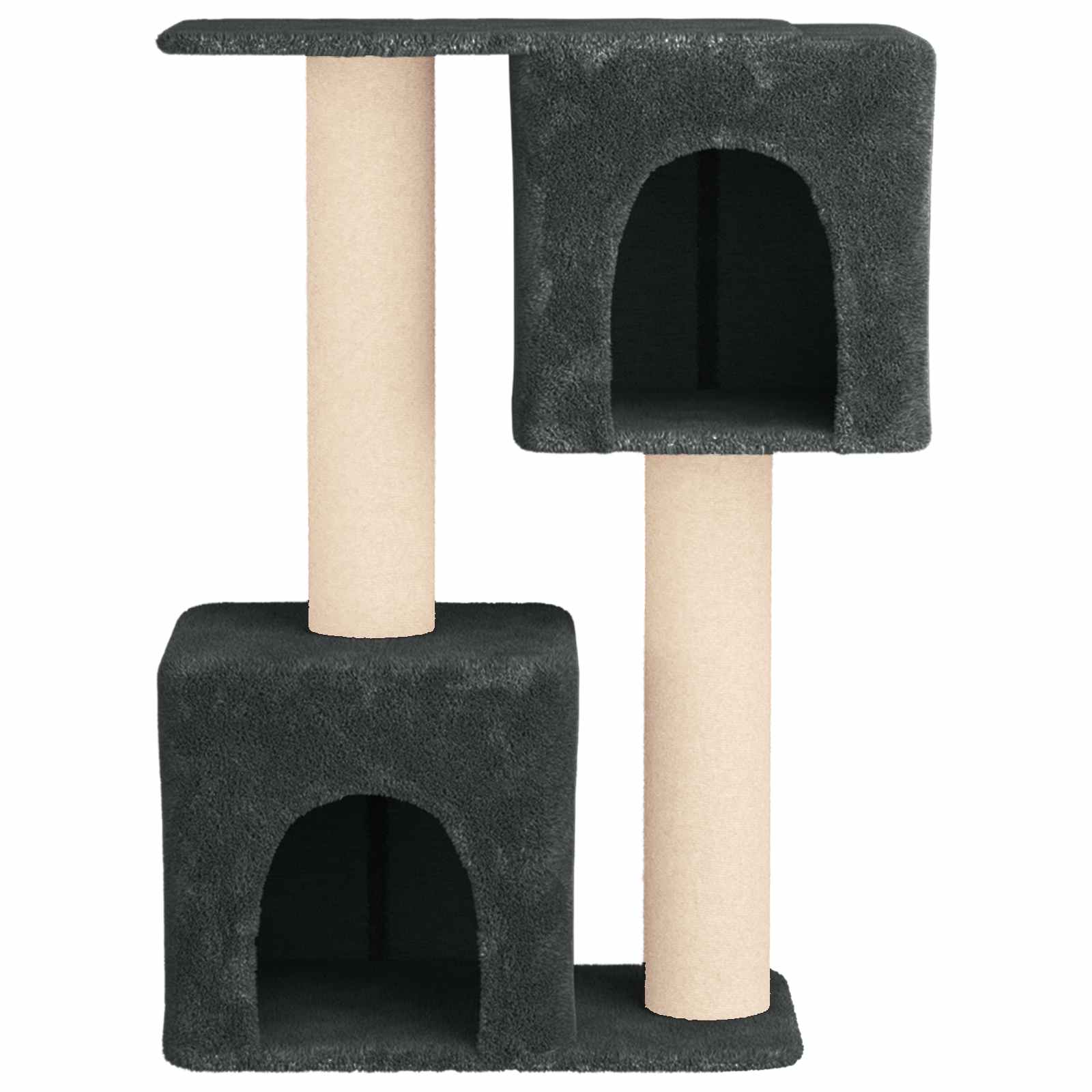 Macskafa kapálózó rudakkal Sötétszürke 114 cm - Image 4