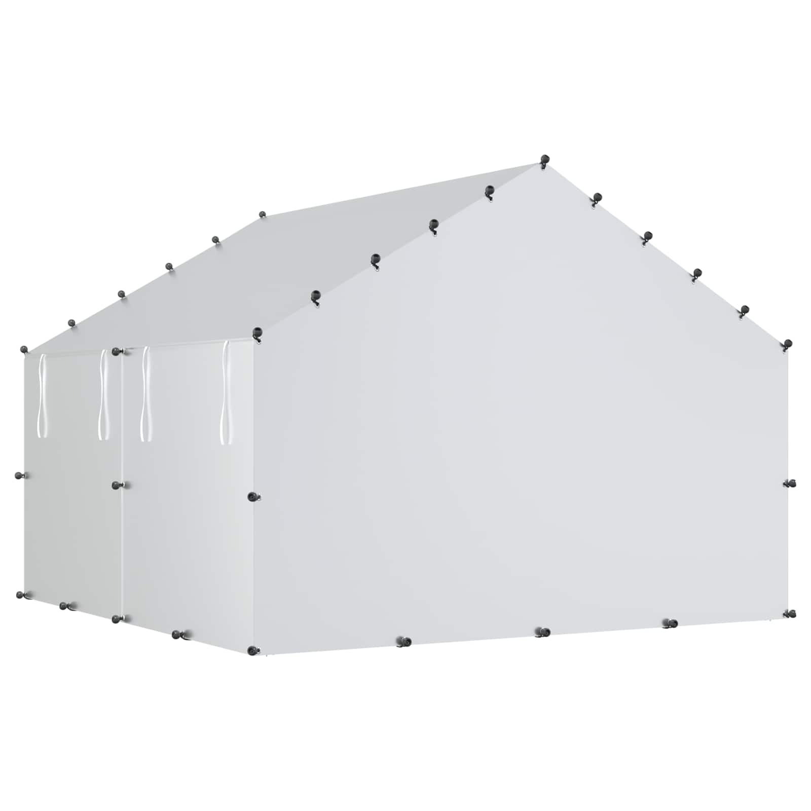 Kacsakiszorító tetővel Ezüst 200 x 200 x 150 cm - Image 5
