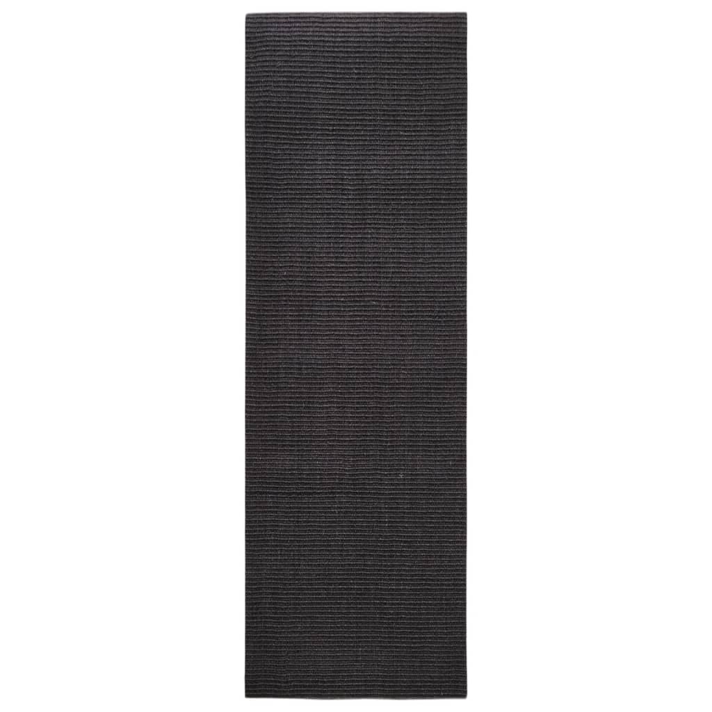 Fekete szizálszőnyeg kaparófához 80 x 250 cm - Image 2