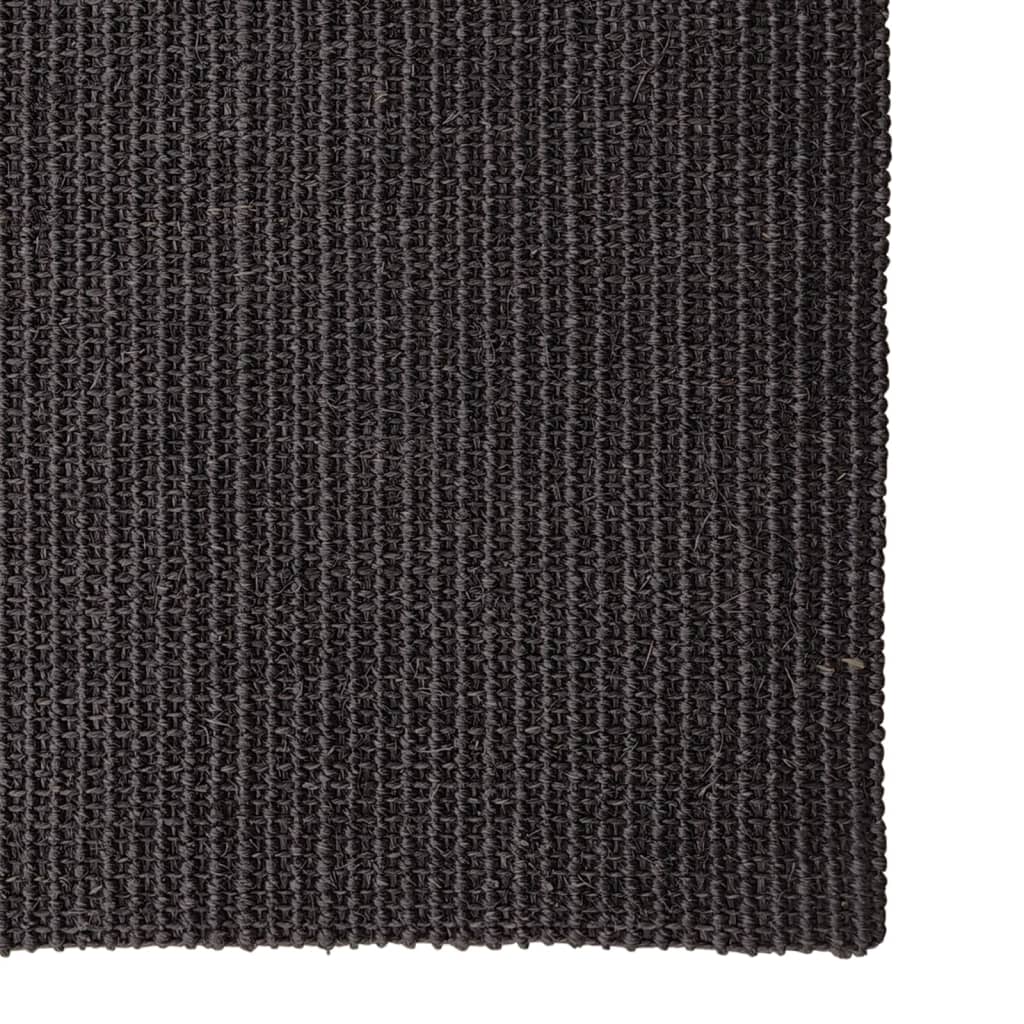 Fekete szizálszőnyeg kaparófához 80 x 250 cm - Image 3