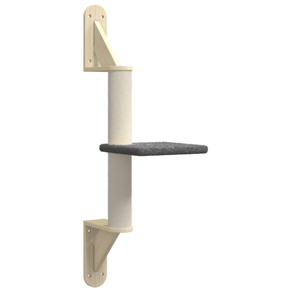 Sötétszürke falra szerelhető kaparófa 85,5 cm - Image 2