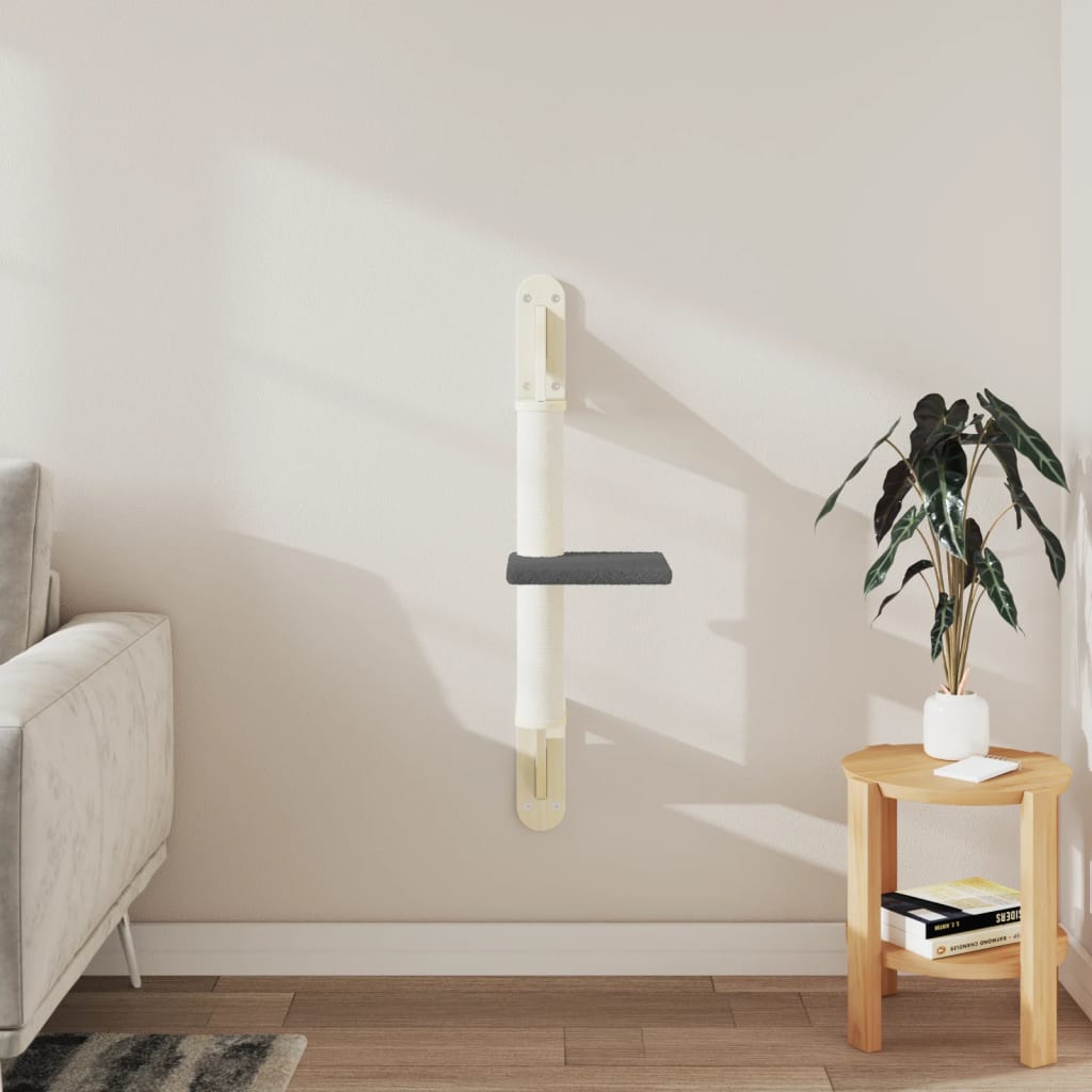 Sötétszürke falra szerelhető kaparófa 85,5 cm - Image 3