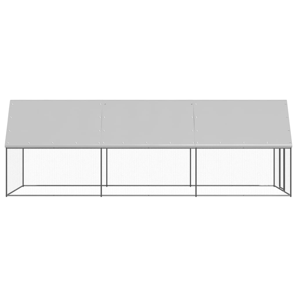 Horganyzott acél tyúkól 2 x 6 x 2 m - Image 3