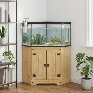 Akvárium Állvány CORONA Barna 70 x 70 x 73 cm 300 kg